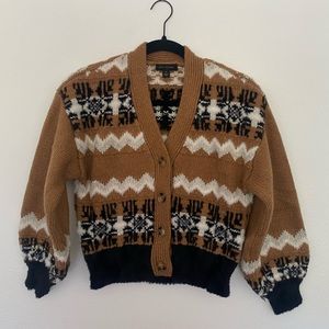 Fair Isle Style Cardigan